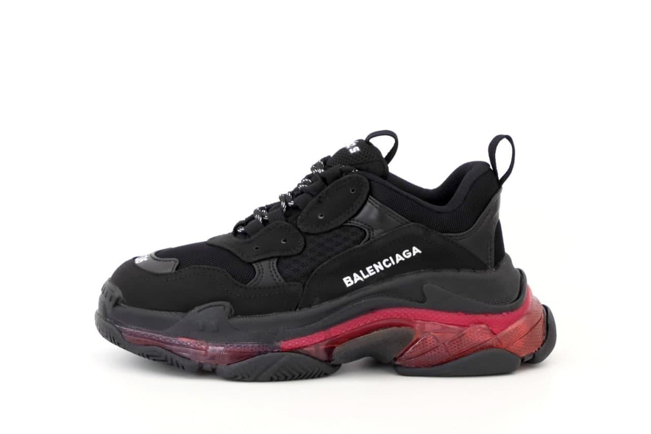 

Женские Кроссовки Balenciaga Triple S Clear Black / Баленсиага Трипл С Черные 39, Черный