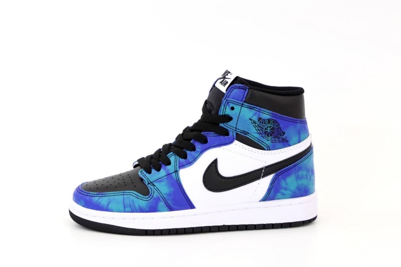 

Женские Кроссовки Nike Air Jordan 1 Retro Blue White Black / Найк Аир Джордан 1 Ретро Синий Белый Черный 41, Разные цвета