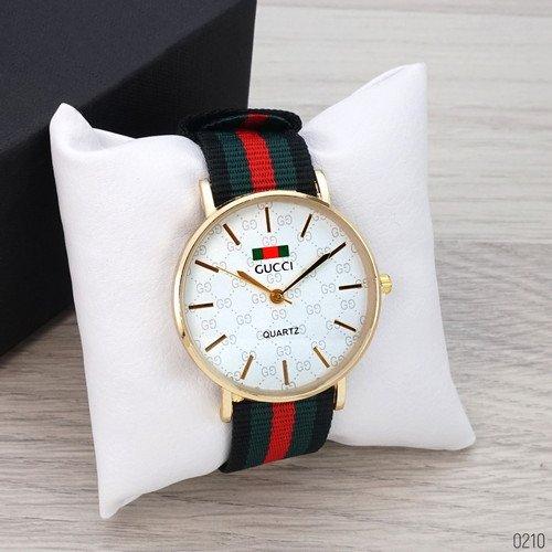 

Часы наручные Gucci 6549 Gold-White Green-Red