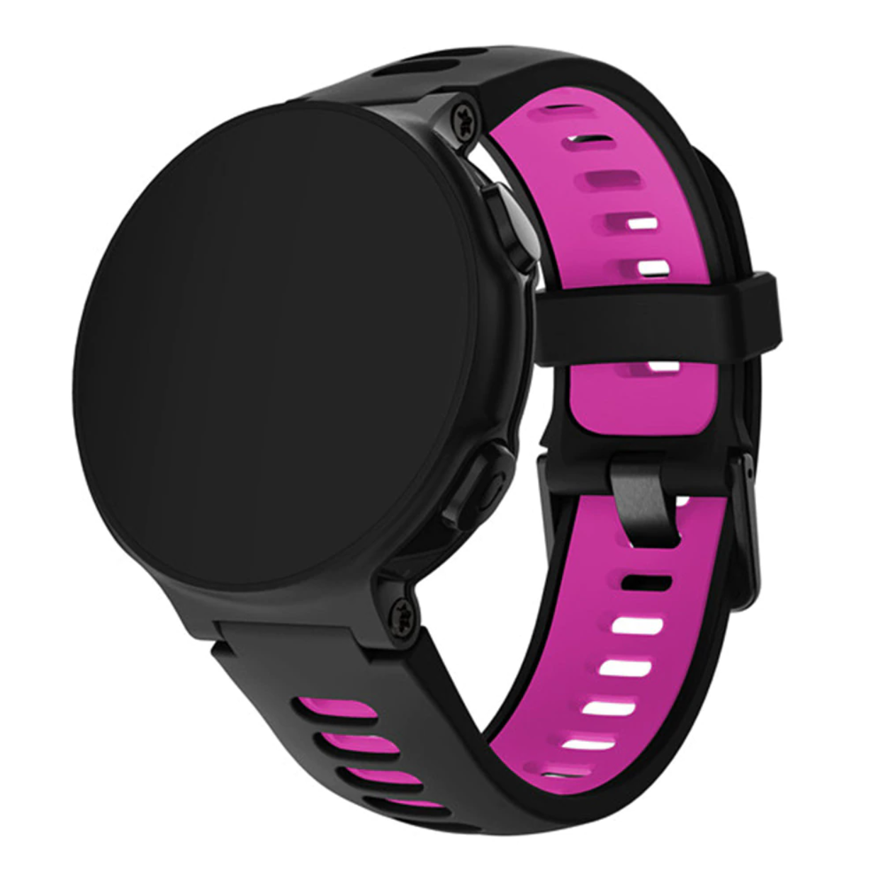 

Ремешок для Garmin Forerunner 220/230/235/620/630/735 Черно-Фиолетовый