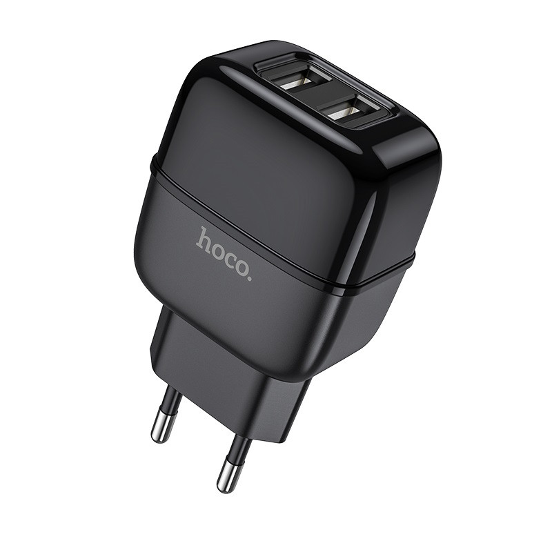 

Зарядное устройство HOCO Highway dual port charger C77A |2USB, 2.4A| Черный