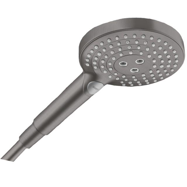 ручной душ hansgrohe raindance select s 120 3jet Brushed Black матовый черный хром 26530340_лейка для душа hansgrohe raindance select s 120 3jet Brushed Black матовый черный хром 26530340_hansgrohe украина_сантехника hansgrohe_hansgrohe купить интернет магазин