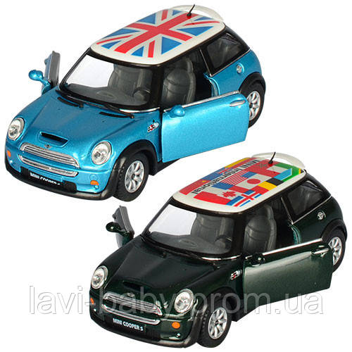 

Коллекционная машинка MINI COOPER S KT5059FW инерционная (Green), Разные цвета