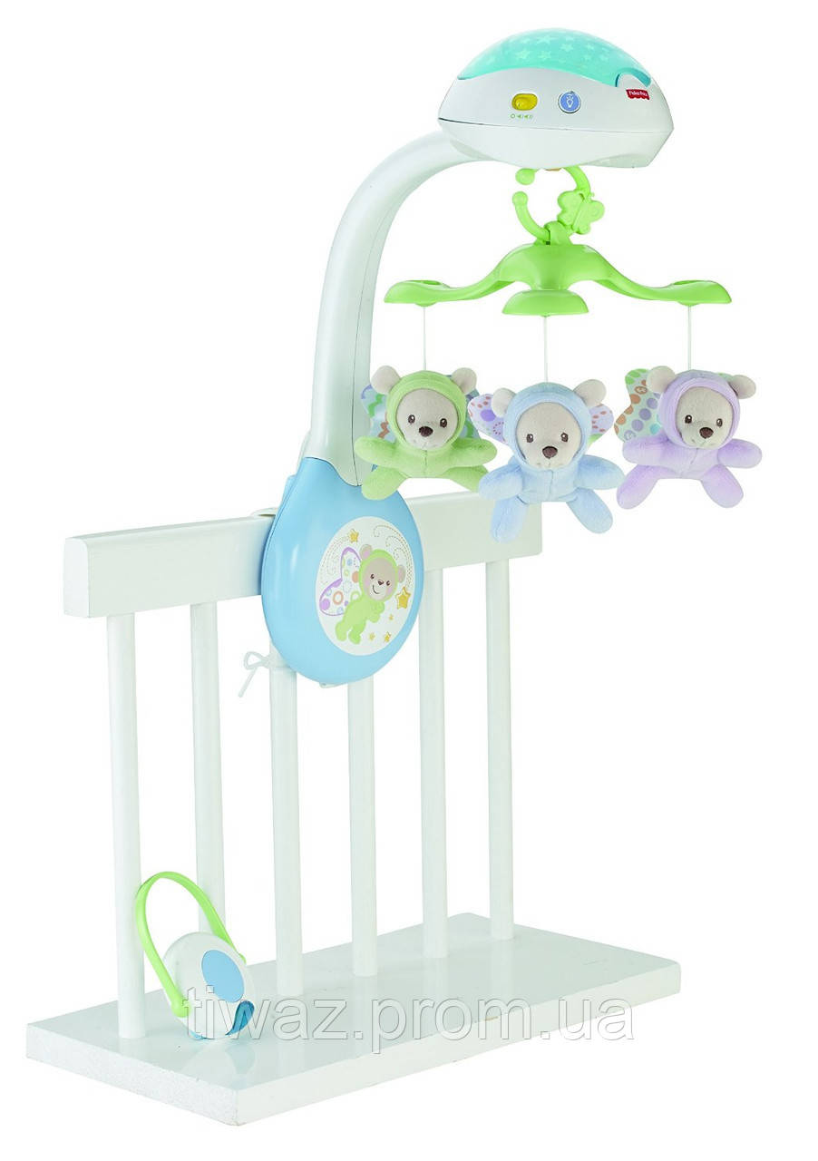 

Fisher Price Музыкальный мобиль проектор на кроватку IR28591, Разные цвета