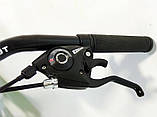 Велосипед гірський двоколісний одноподвесный Azimut Forest 24 D+ 24 дюймів 12,5 рама чорно-синій, фото 3