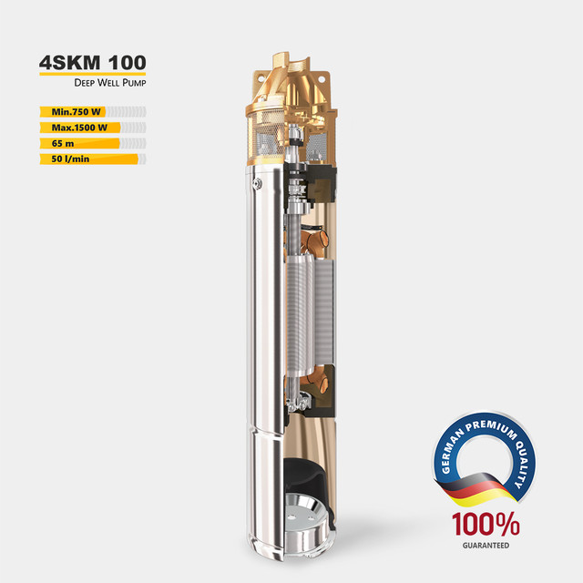 Глубинний насос 4SKM-100, потужністю 750 Вт Глубинний насос 4SKM-100