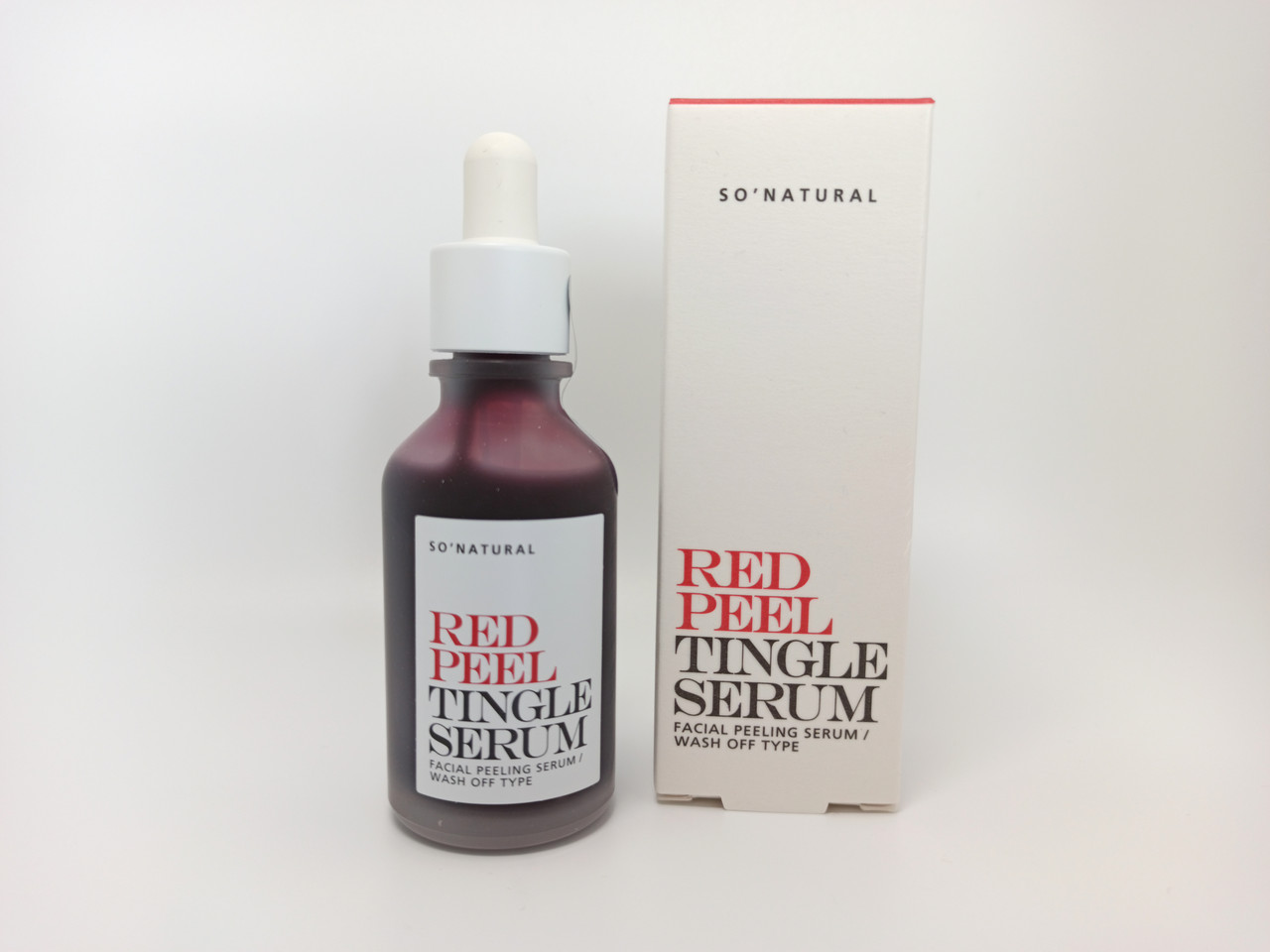 

Сыворотка – пилинг So Natural Red Peel Tingle Serum