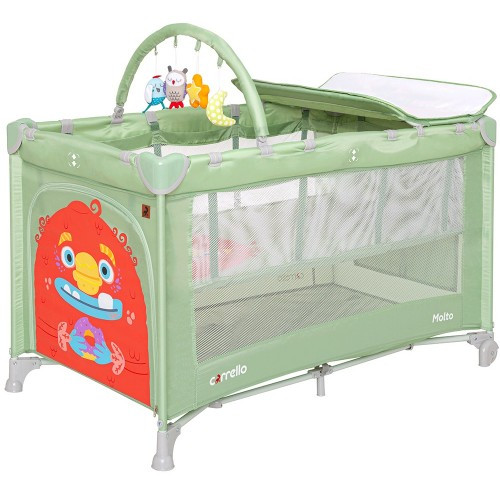 

Манеж 3 в 1 CARRELLO Molto CRL-11604 Cameo Green MOQ 125 * 65 * 79 см пеленальный столик