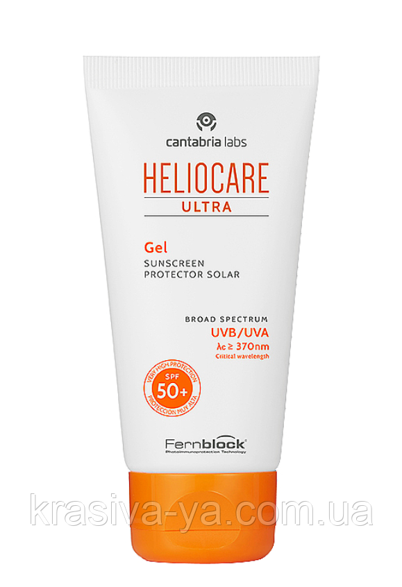 

Солнцезащитный гель для жирной и комбинированной кожи SPF50+ Heliocare Ultra Gel SPF50+, 50 мл