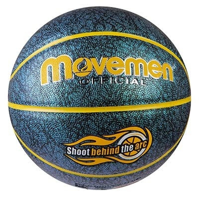 

Мяч баскетбольный World Sport Movemen 7 PU глиттер малахит SKL11-282501