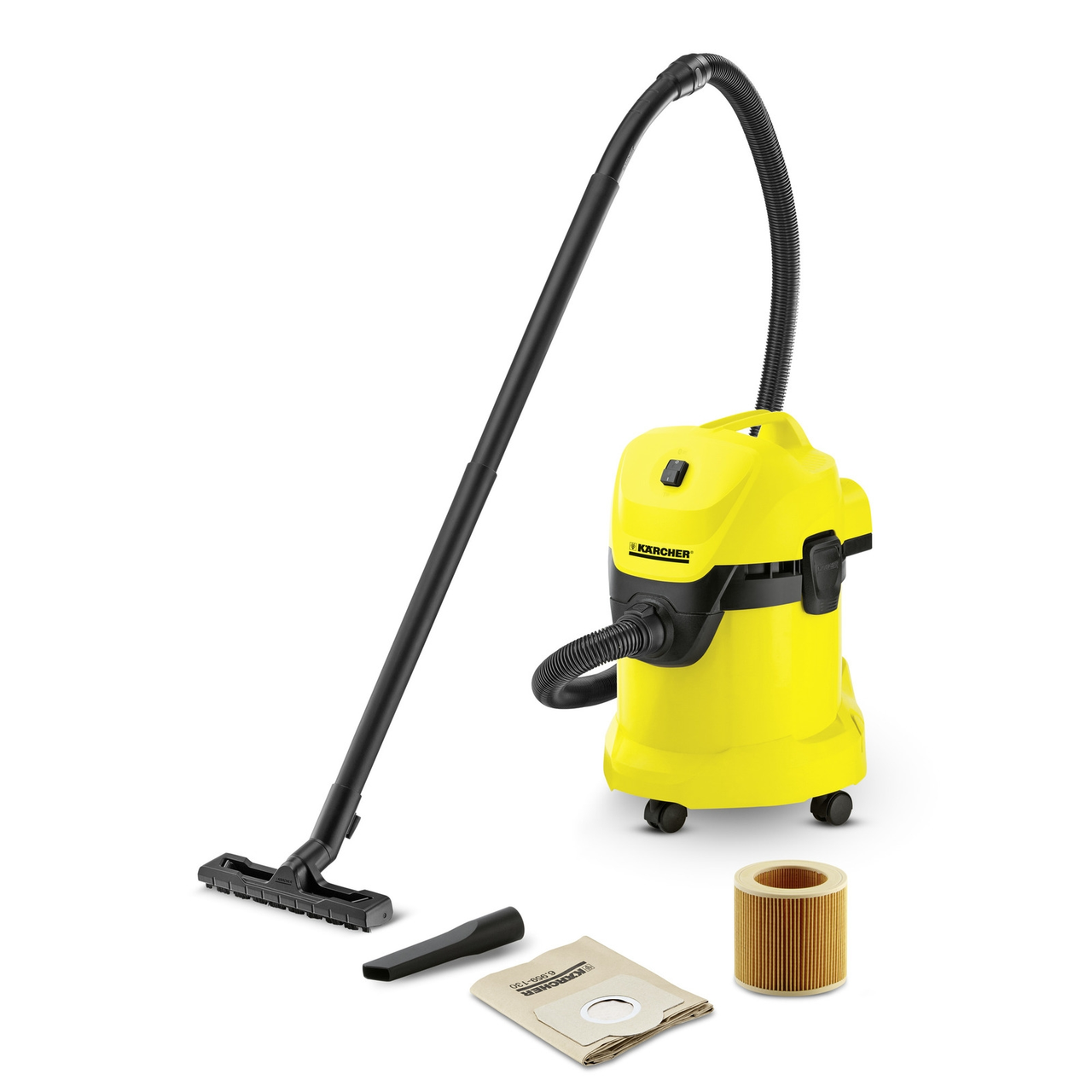 

Хозяйственный пылесос Karcher WD 3 + фильтр-мешки (9.611-147.0)