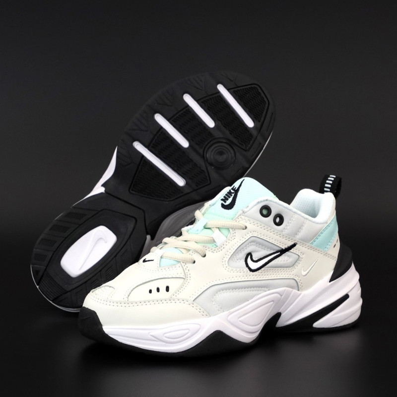 

Женские кроссовки в стиле Nike M2K Tekno, черный, белый, бирюзовый, Вьетнам 39, Разные цвета