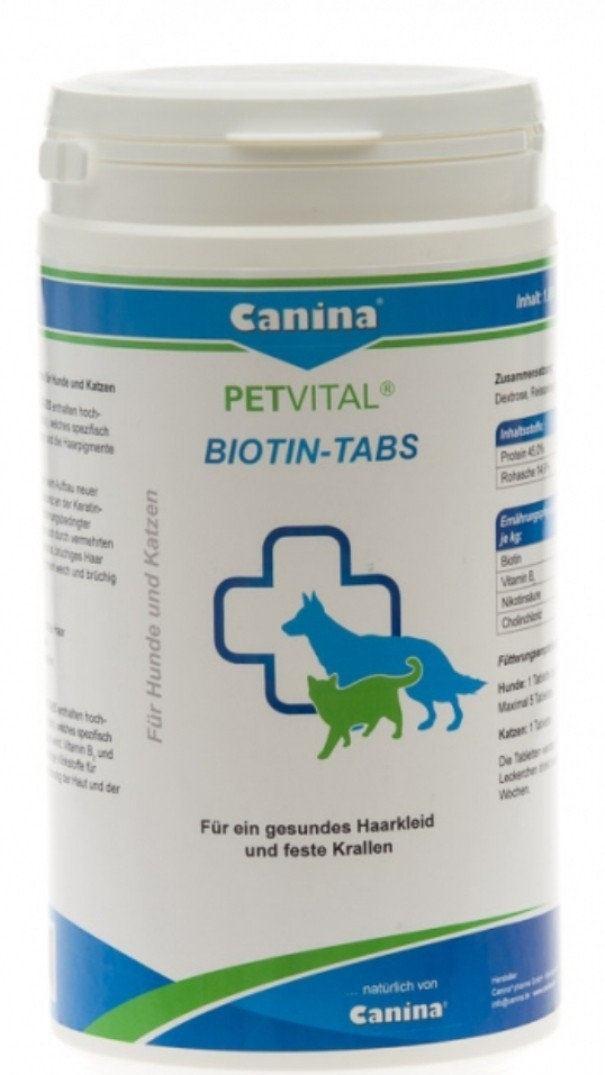 

Кормовая добавка Canina PETVITAL Biotin-Tabs для требовательных кошек и собак, 100г, 50 табл.