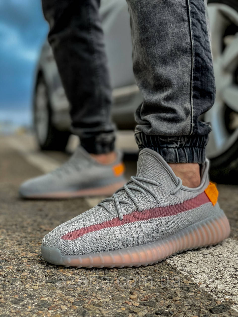 

Кроссовки мужские Adidas Yeeze Boost 350 44, Серый