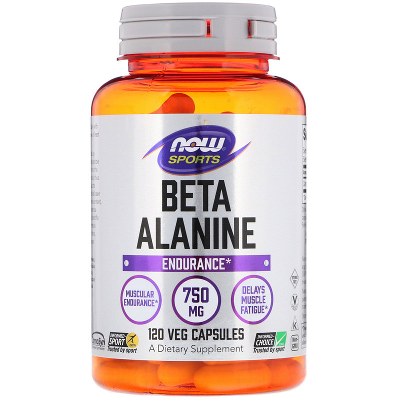 

Бета-аланин (Beta-Alanine Sports) 750 мг 120 капсул