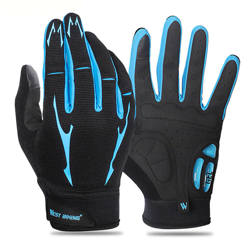 

Велосипедные перчатки West Biking 0211191 L Blue (4935-14768)