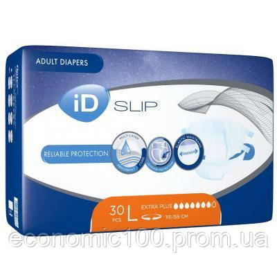 

Подгузники для взрослых ID Slip Extra Plus Large талия 115-155 см. 30 шт. (5411416047667)