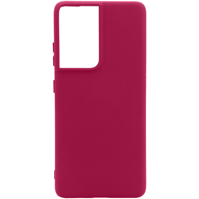 

Чехол Silicone Cover Full without Logo (A) для Samsung Galaxy S21 Ultra Бордовый / Marsala