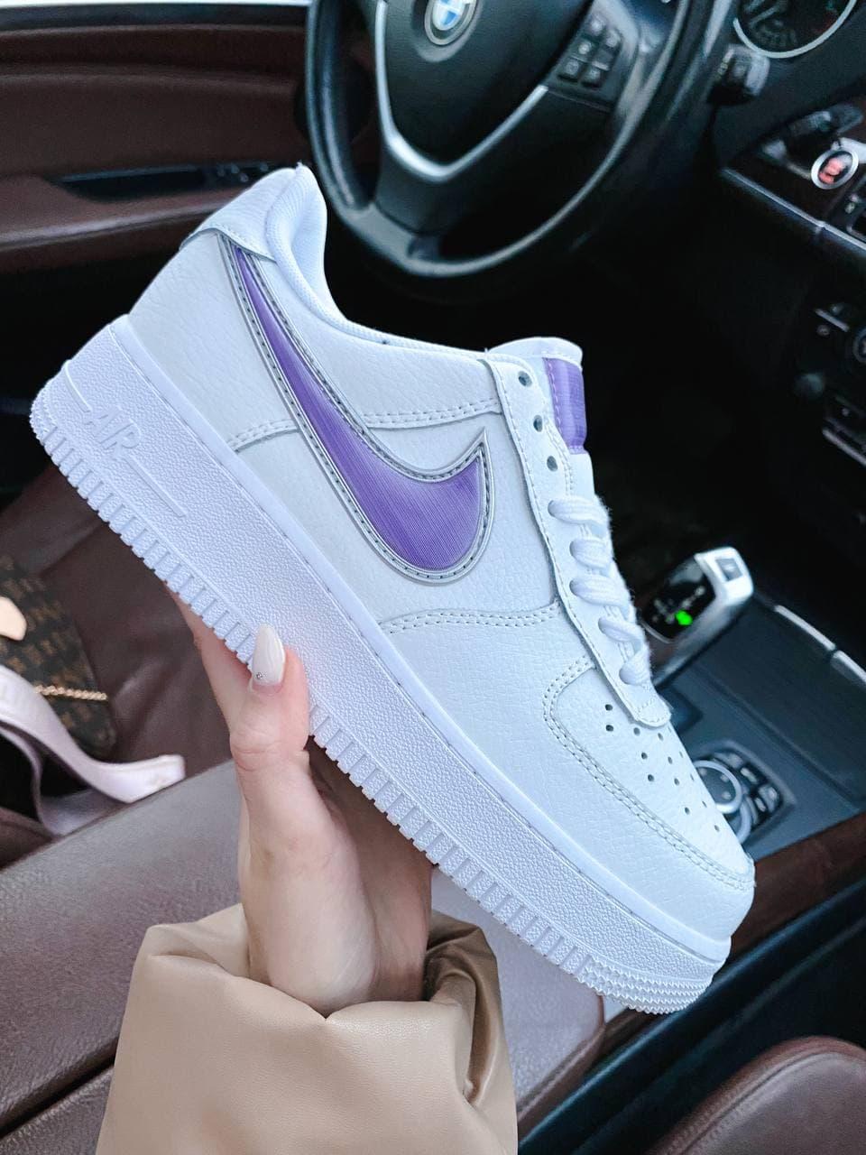 

Женские кроссовки Nike Air Force 1 Low Jewel White Purple / Найк Аир Форс 1 Лоу Белые Фиолетовые, Белый