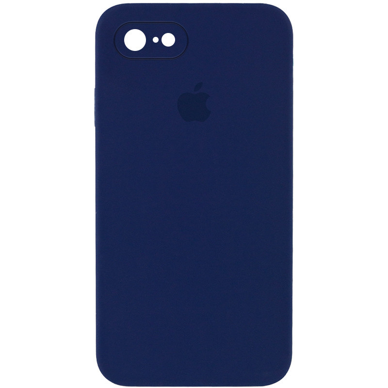 

Чехол Silicone Case Square Full Camera Protective (AA) для Apple iPhone 6/6s (4.7") Темно-синий / Midnight blue