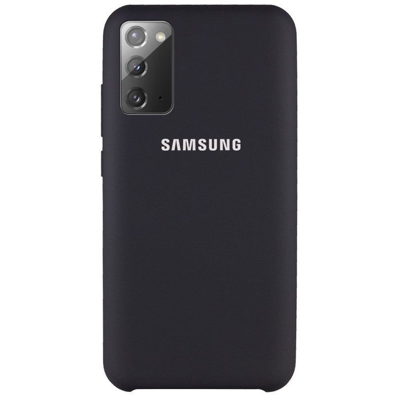 

Чехол Silicone Cover (AAA) для Samsung Galaxy Note 20 Черный / Black