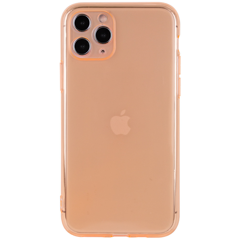 

Матовый полупрозрачный TPU чехол с защитой камеры для Apple iPhone 11 Pro (5.8") Оранжевый / Orange