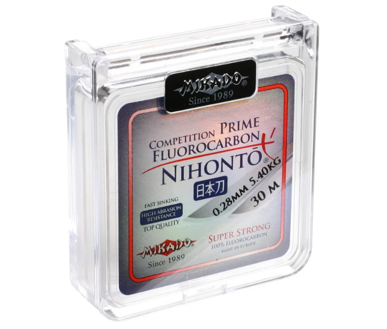 

Леска рыболовная Mikado Nihonto Fluorocarbon Prime 30 м 0.45 мм 12.20 кг Transparent, Прозрачный