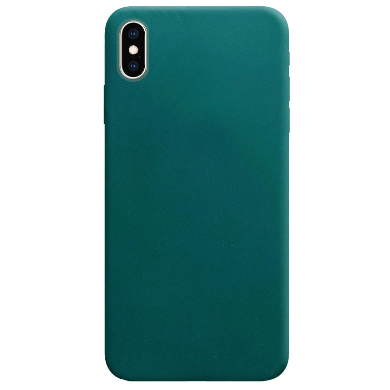 

Силиконовый чехол Candy для Apple iPhone X / XS (5.8") Зеленый / Forest green