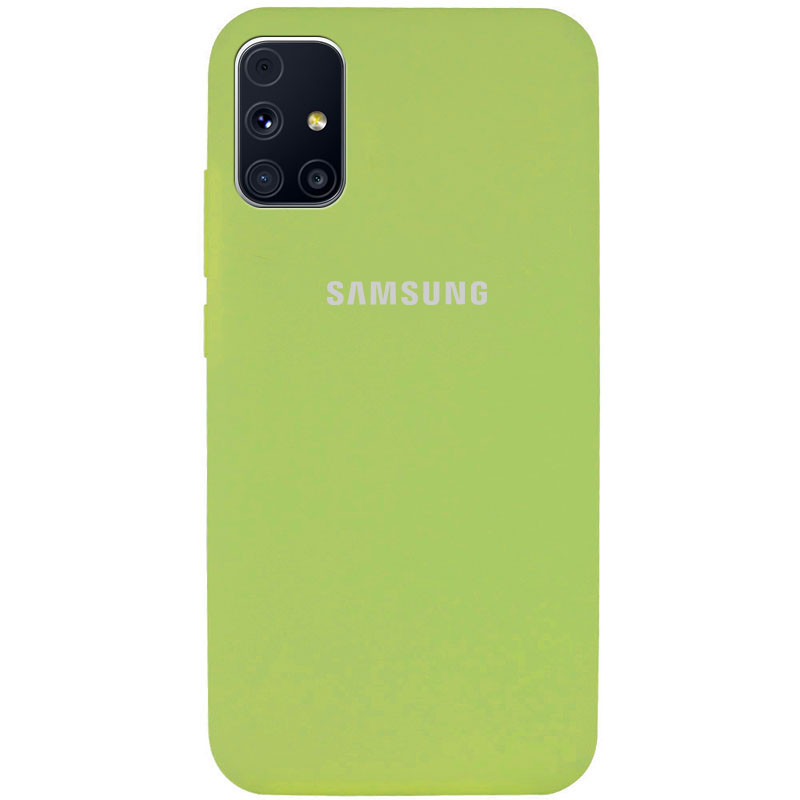 

Чехол Silicone Cover Full Protective (AA) для Samsung Galaxy M31s Мятный / Mint