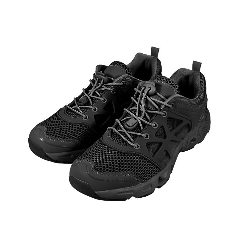 

Кроссовки тактические Han-Wild Outdoor Upstream Shoes Black 44 армейская военная спецобувь, Черный