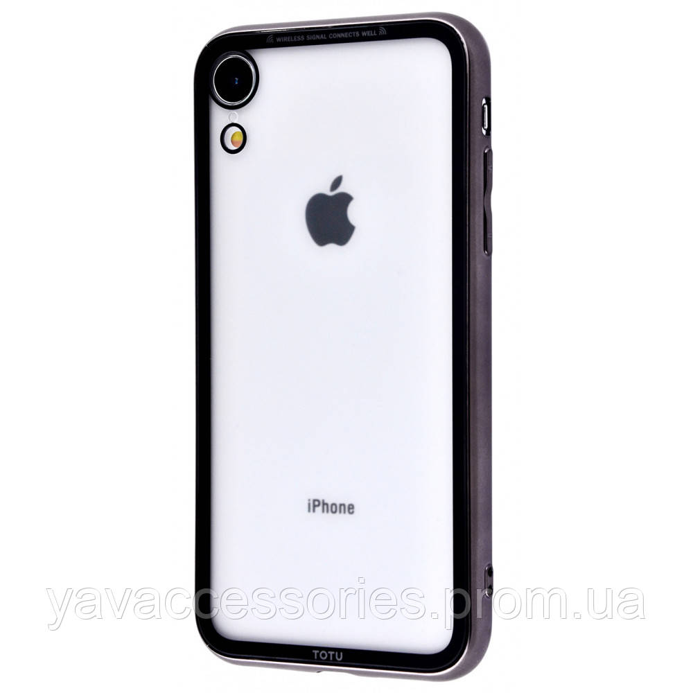 

Totu Style electroplating version (PC+TPU) iPhone Xr black_gray