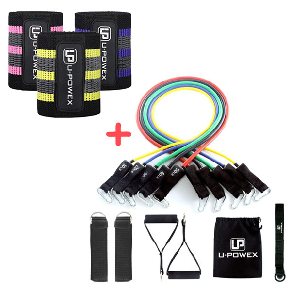 

Трубчатые эспандеры U-Powex + Резинки для фитнеса U-Powex-Pro