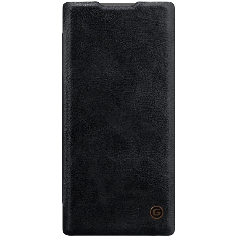 

Кожаный чехол книжка G-Case Vintage Business Series для Samsung Galaxy Note 10 Черный