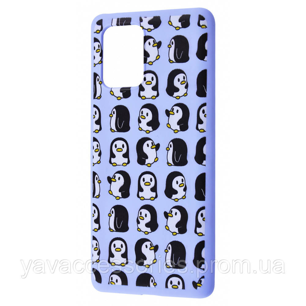 

WAVE Fancy Case (TPU) Samsung Galaxy S10 Lite (G770F) penguins_light_purple