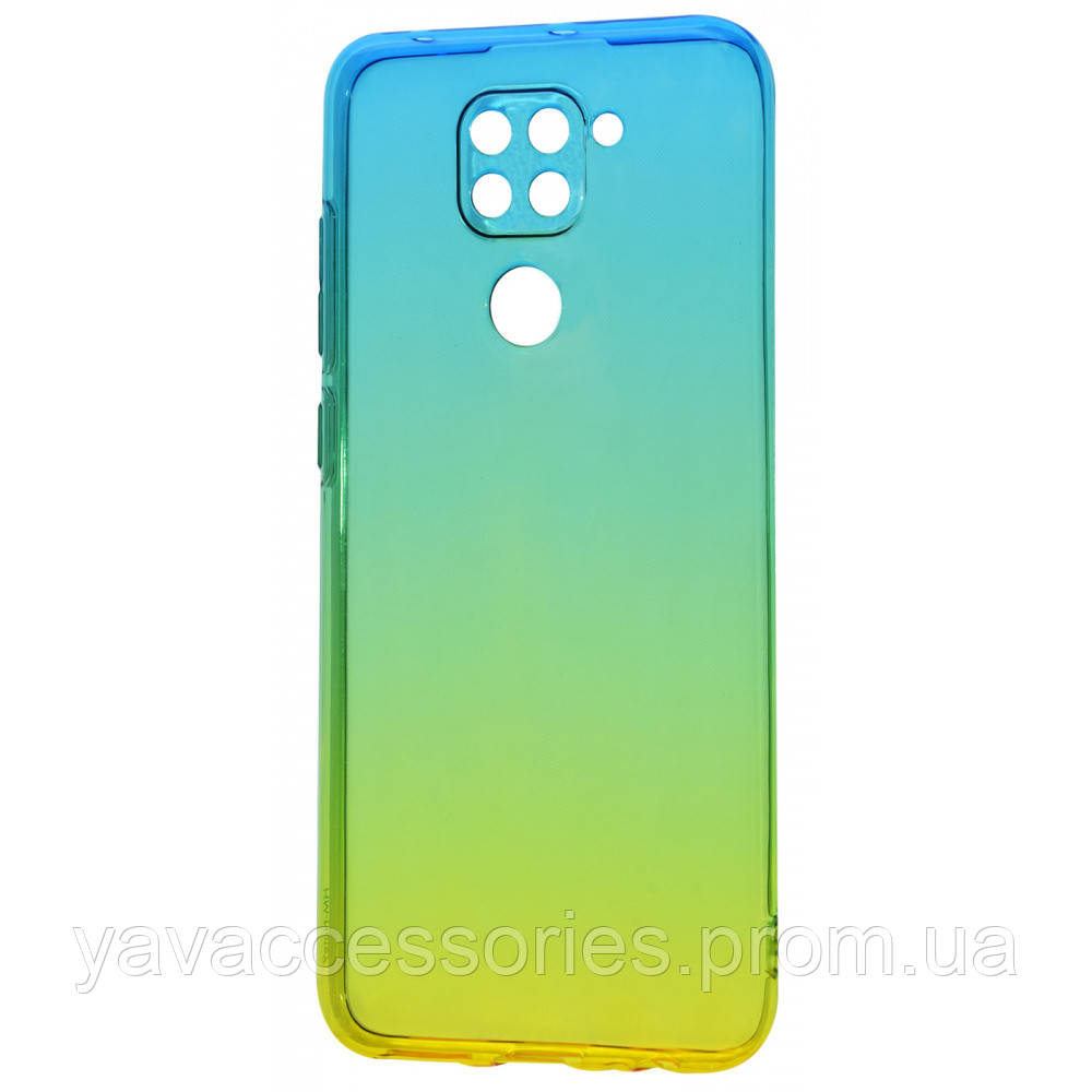 

Силикон 0.5 mm Gradient Design Xiaomi Redmi Note 9 green_yellow