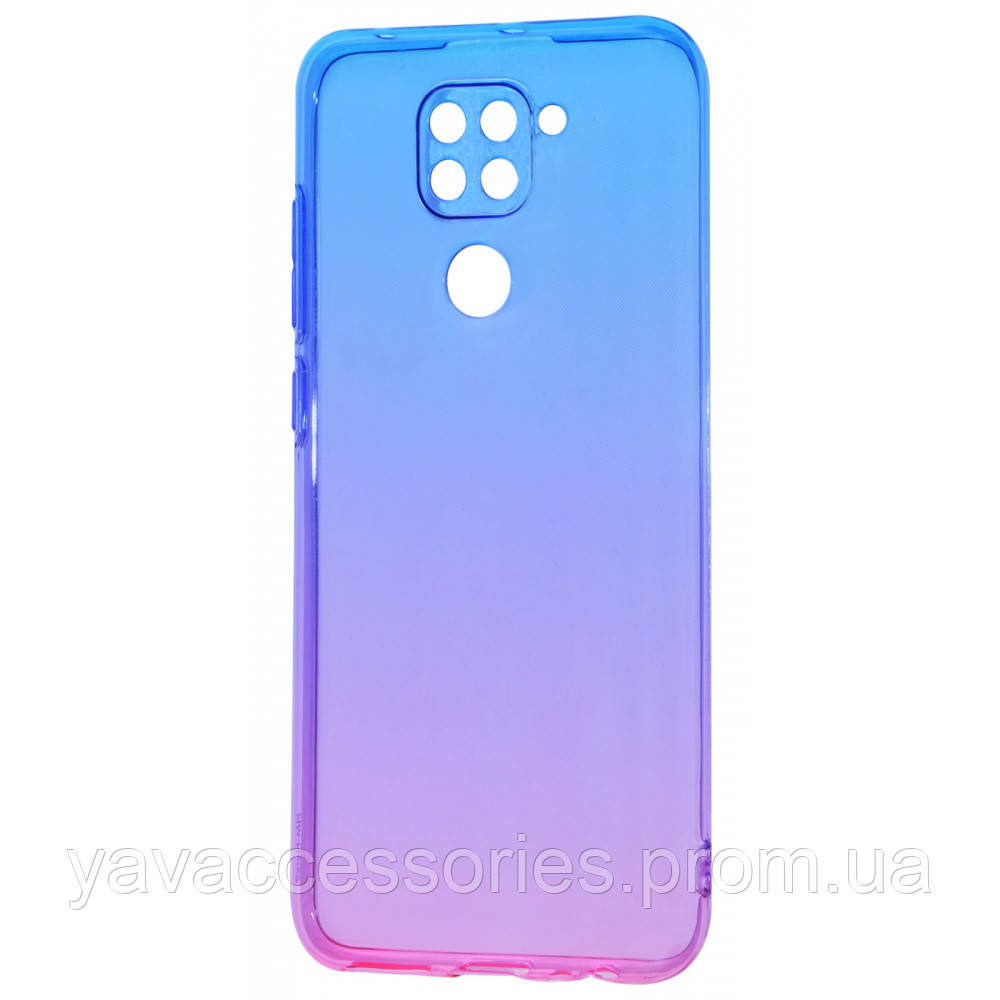 

Силикон 0.5 mm Gradient Design Xiaomi Redmi Note 9 blue_pink