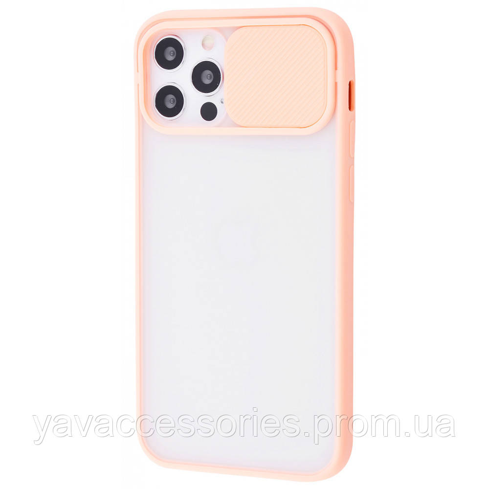 

Camera Protect Matte Case (PC+TPU) iPhone 12/12 Pro pink_sand