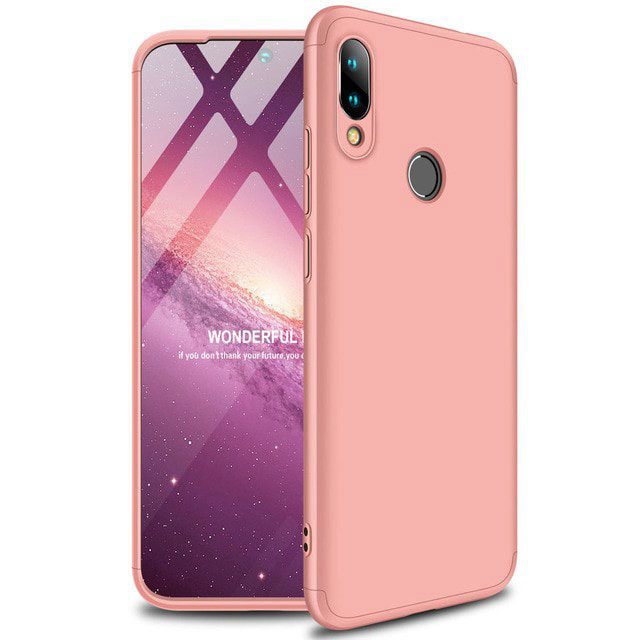 

Пластиковая накладка GKK LikGus 360 градусов для Xiaomi Redmi 7 Розовый / Rose Gold