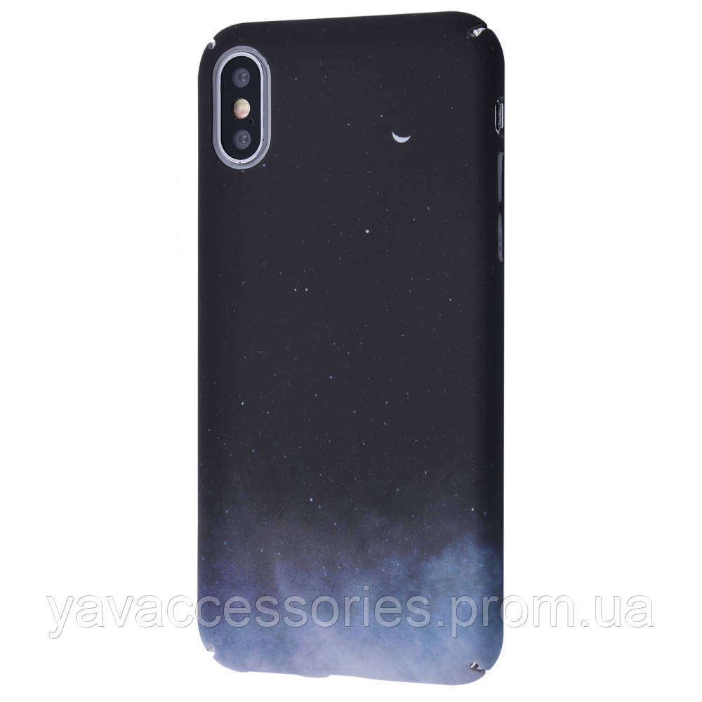 

HQ PC Soft Touch Case (PC) iPhone Xs Max black_sky