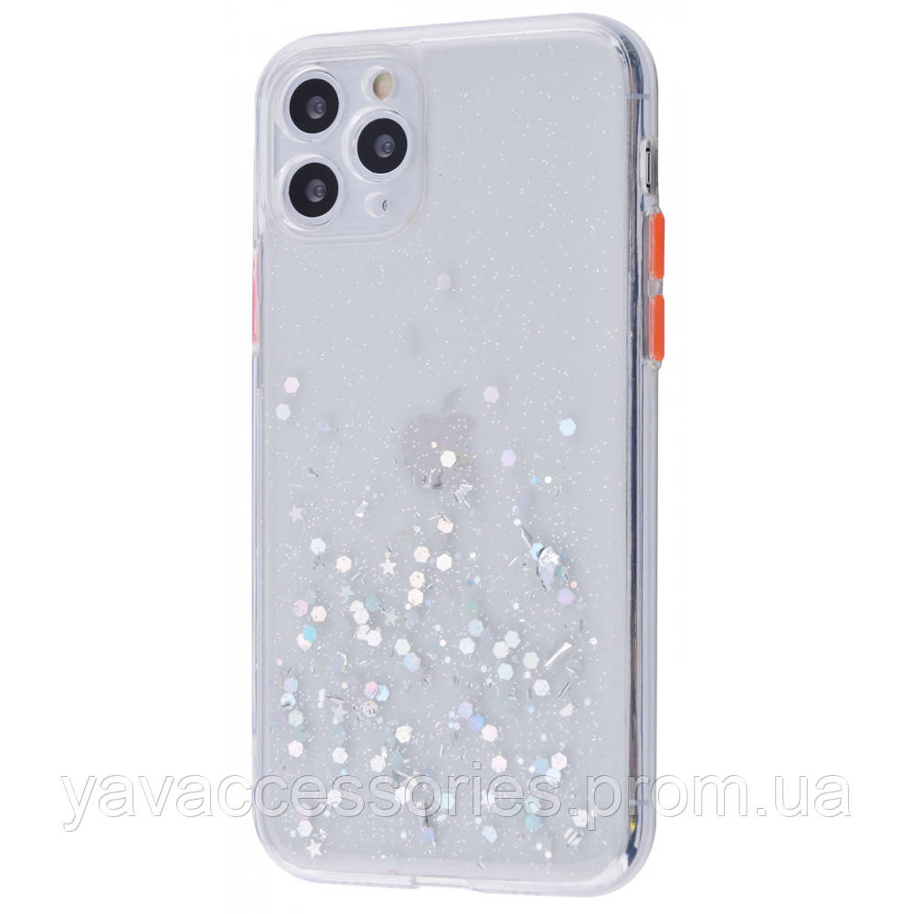 

Confetti Glitter Case (PC+TPU) iPhone 11 Pro white