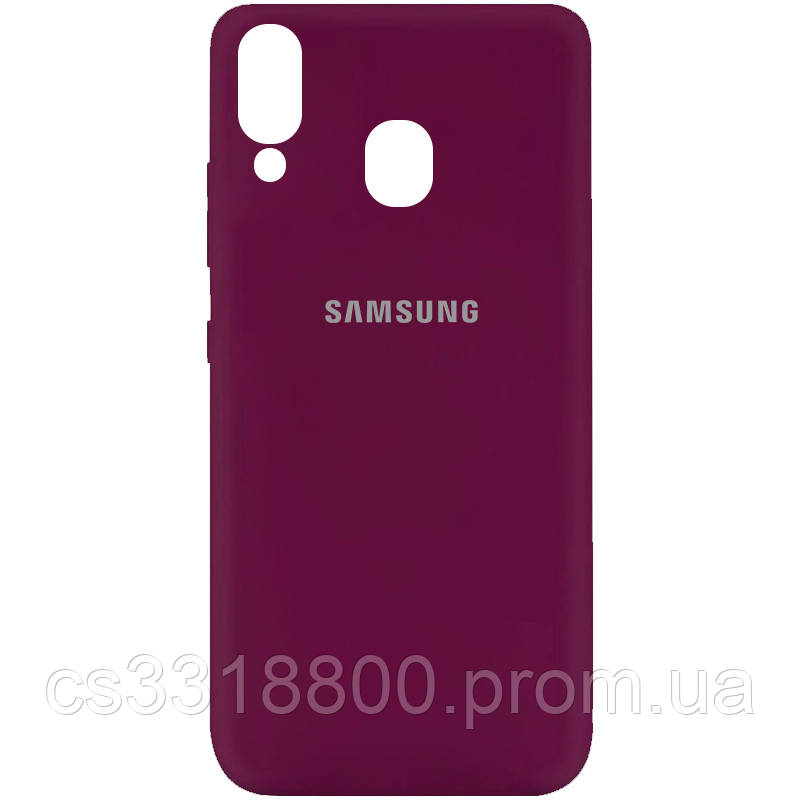 

Чехол Silicone Cover My Color Full Protective (A) для Samsung Galaxy A40 (A405F), Бордовый / marsala