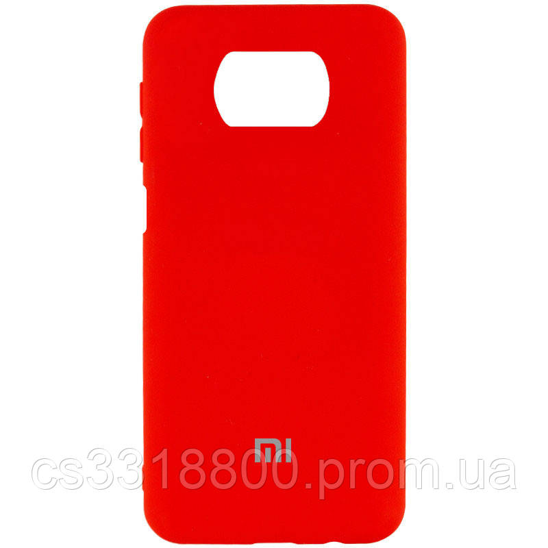 

Чехол Silicone Cover My Color Full Protective (A) для Xiaomi Poco X3 NFC / Poco X3 Pro, Красный / red