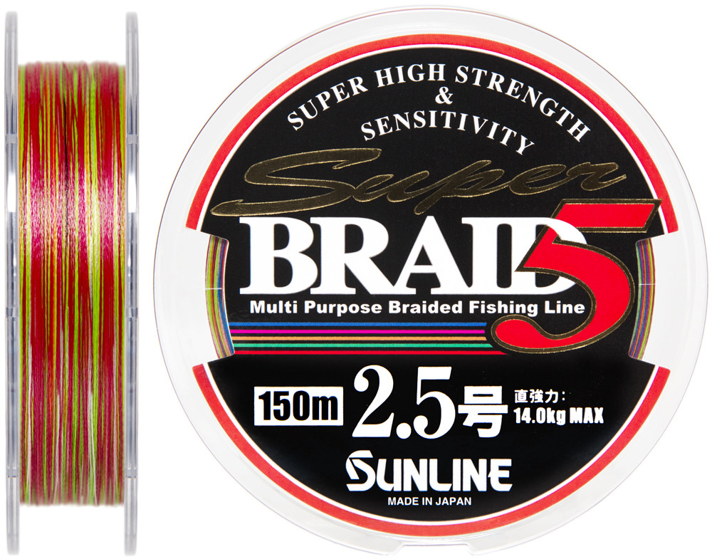 

Шнур SUNLINE Super Braid 5 150m #1.0/0.165mm 6.1kg