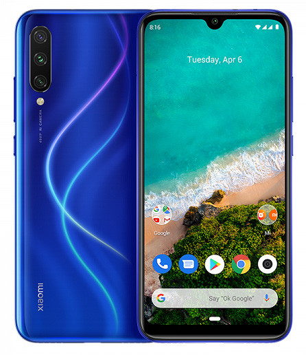 

Смартфон Xiaomi Mi A3 4/64GB Blue (Global)