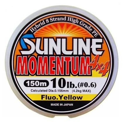 

Шнур SUNLINE Momentum 4x4 150m 0.156mm 10lb/4.2kg