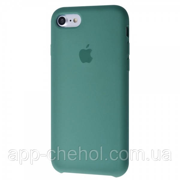 

Чехол Silicone Case для iPhone 7 / 8 Pine Green (сосновый лес силиконовый чехол силикон кейс на айфон 7/8), Зелёный