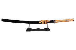 Катана - самурайский меч, узоры дамаска на клинке, элитная