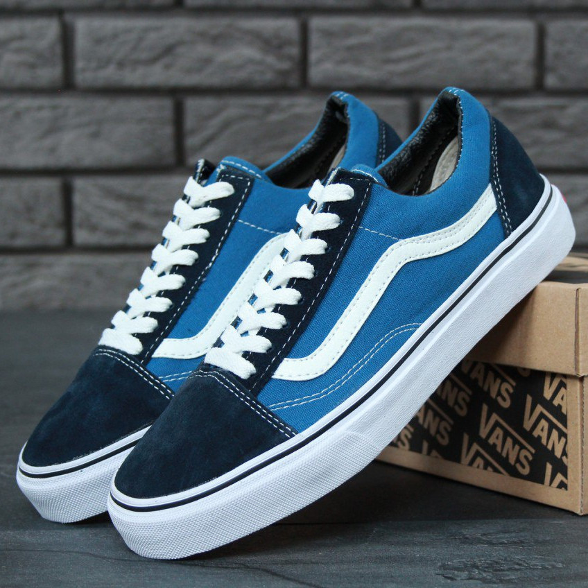 

Женские кеды в стиле Vans Old Skool, синий, белый, Камбоджа 36.5, Разные цвета