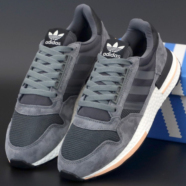 

Мужские кроссовки в стиле Adidas ZX500, серый, Вьетнам 45