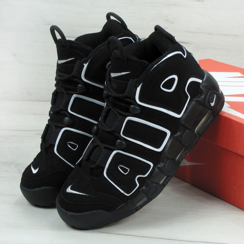

Мужские кроссовки в стиле Nike Air More Uptempo, черный, Вьетнам 43